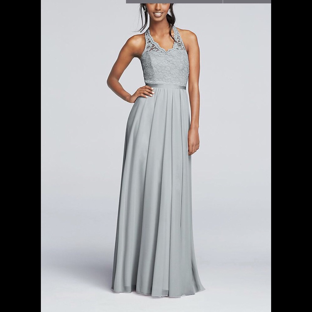 David’s Bridal Mystic long dress
